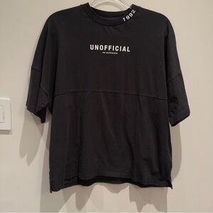 Topman Unofficial Ex-authentic 1992 Graphic Black Tee- Shirt Size XXS